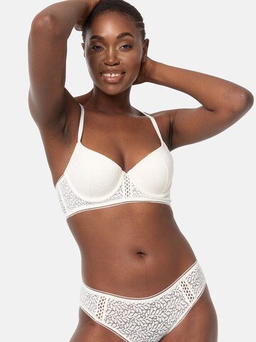 Invisible Soutien-gorge DIM en blanc : devant