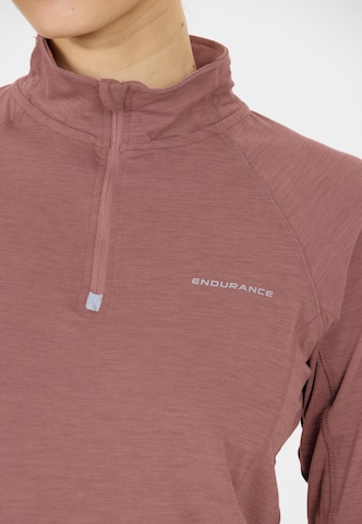 ENDURANCE Functioneel shirt in Rood