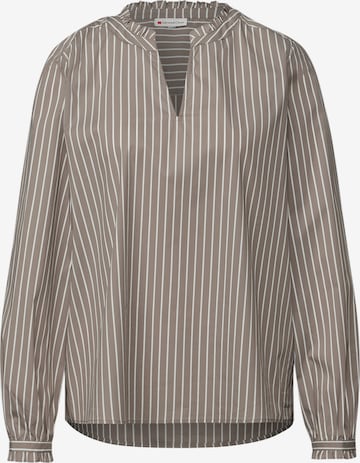 STREET ONE Blouse in Brown: front
