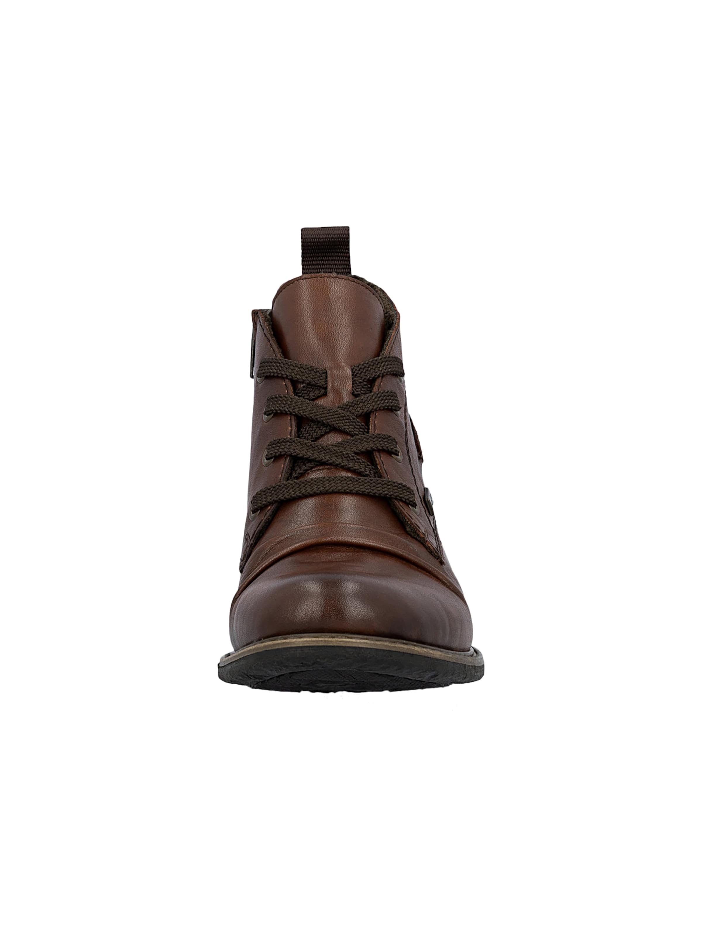 Bottines 'Lederstiefeletten „Odeon“' Rieker en marron