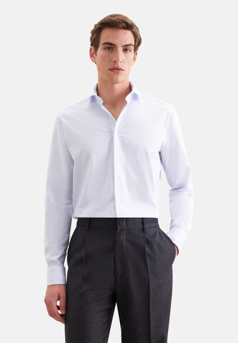 SEIDENSTICKER Regular fit Button Up Shirt in White: front