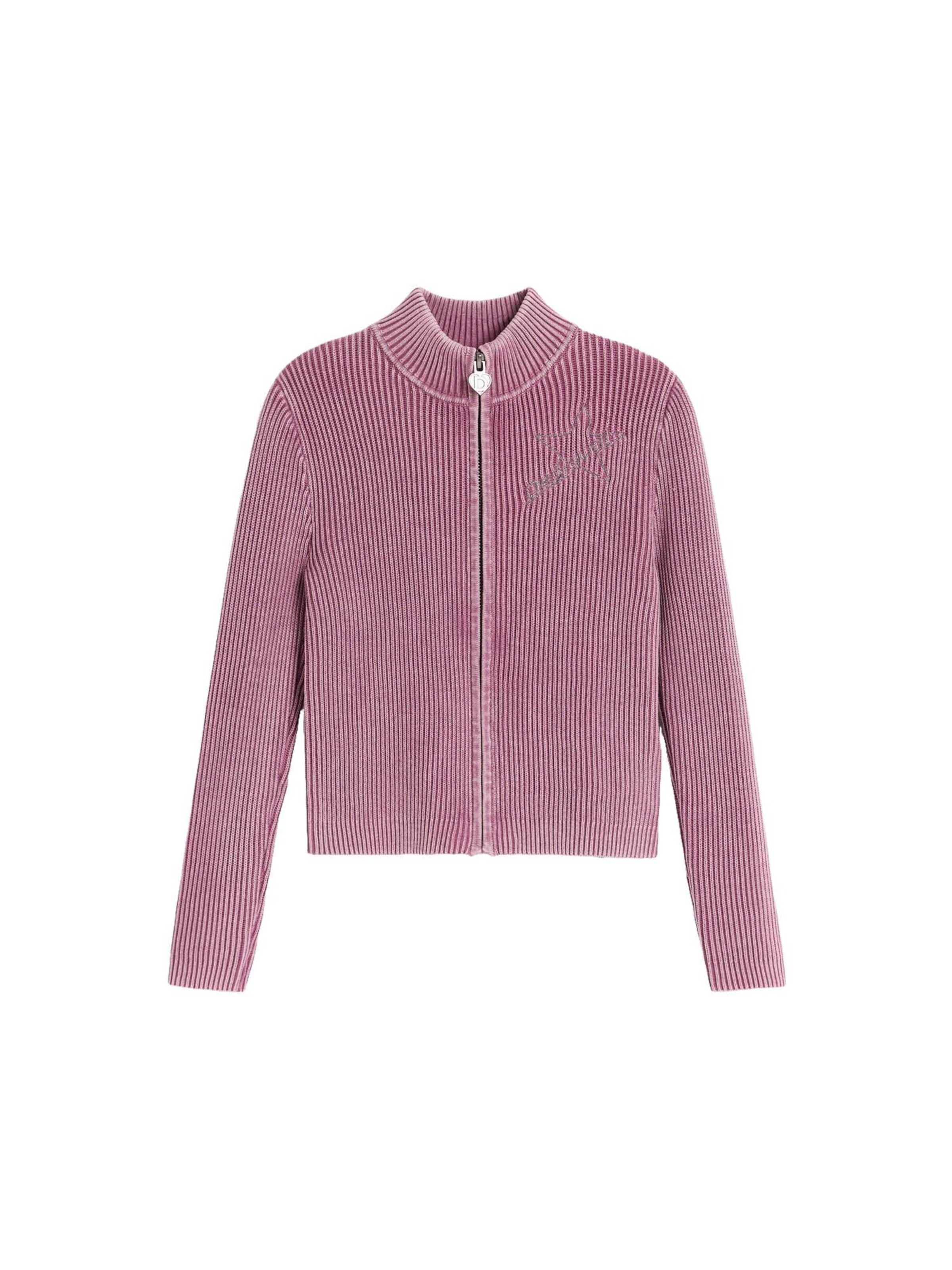 Desigual - Cárdigan en lila: frente