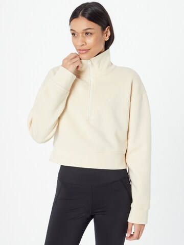 Casall Athletic Sweatshirt in Beige: front