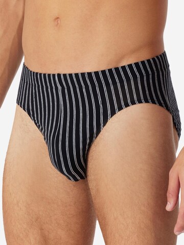 SCHIESSER Slip '95/5 Essentials Cotton' in Black