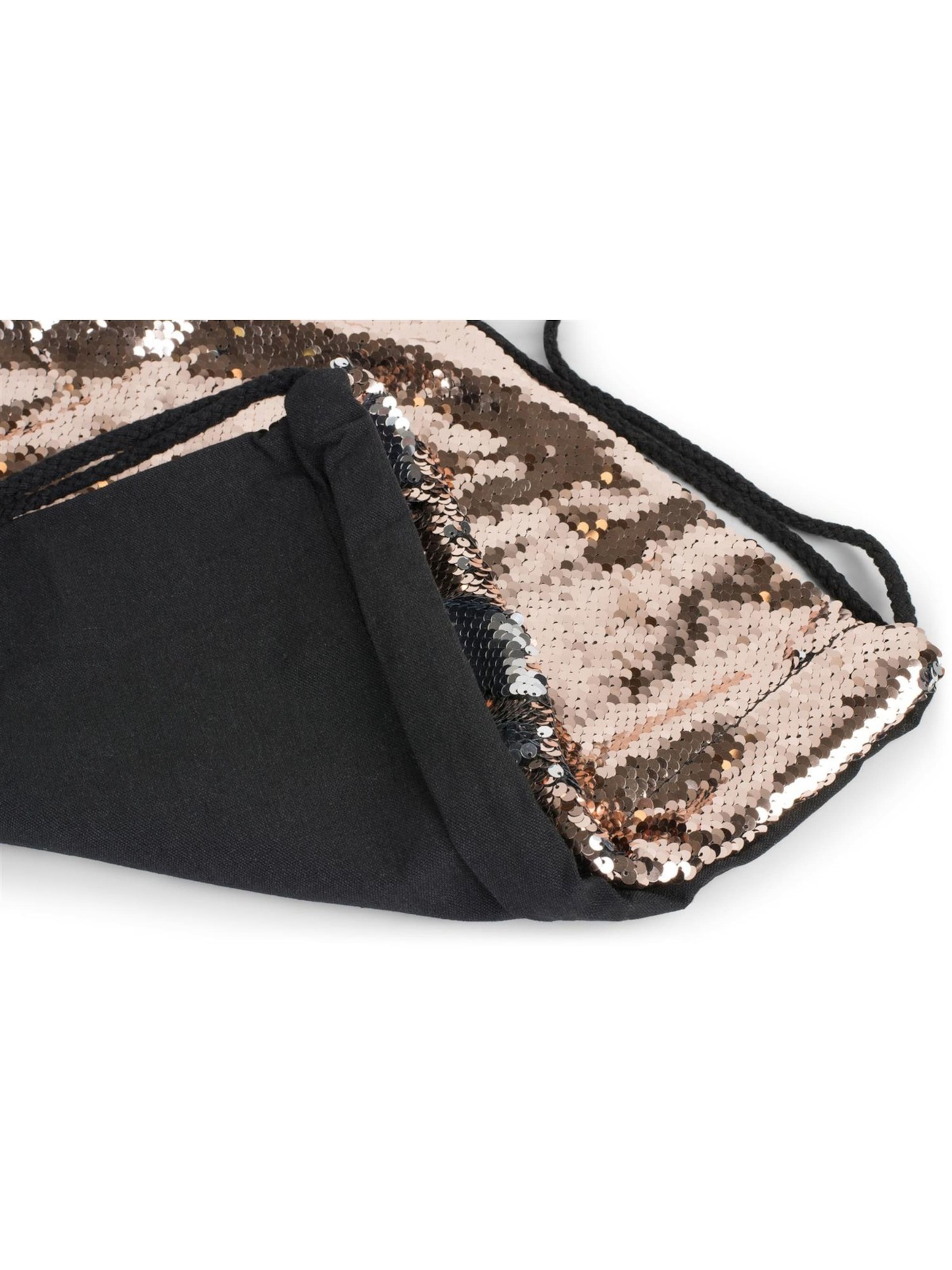 styleBREAKER Turnbeutel 'Turnbeutel mit Wendepailletten'‌‌‌‌‌‌‌‌‌‌ in Gold