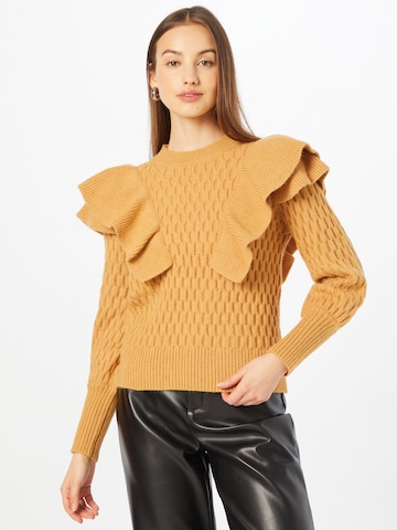 Warehouse Sweater in Brown: front