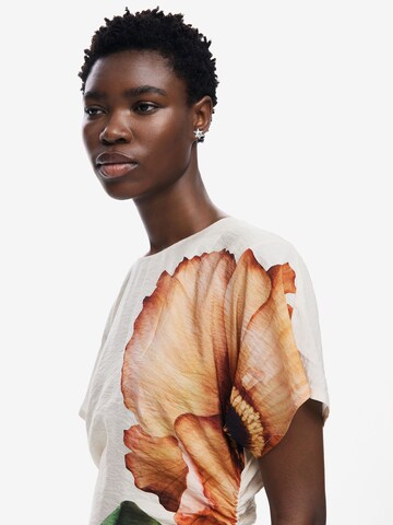 Rochie 'Flower' de la Desigual pe alb