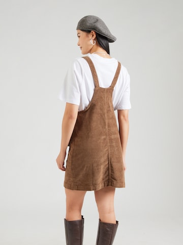 Gonna con pettorina 'ONLGLOBAL' di ONLY in marrone
