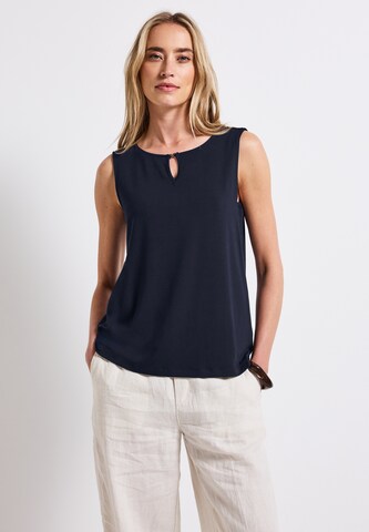 STREET ONE Top in Blau: Vorderseite