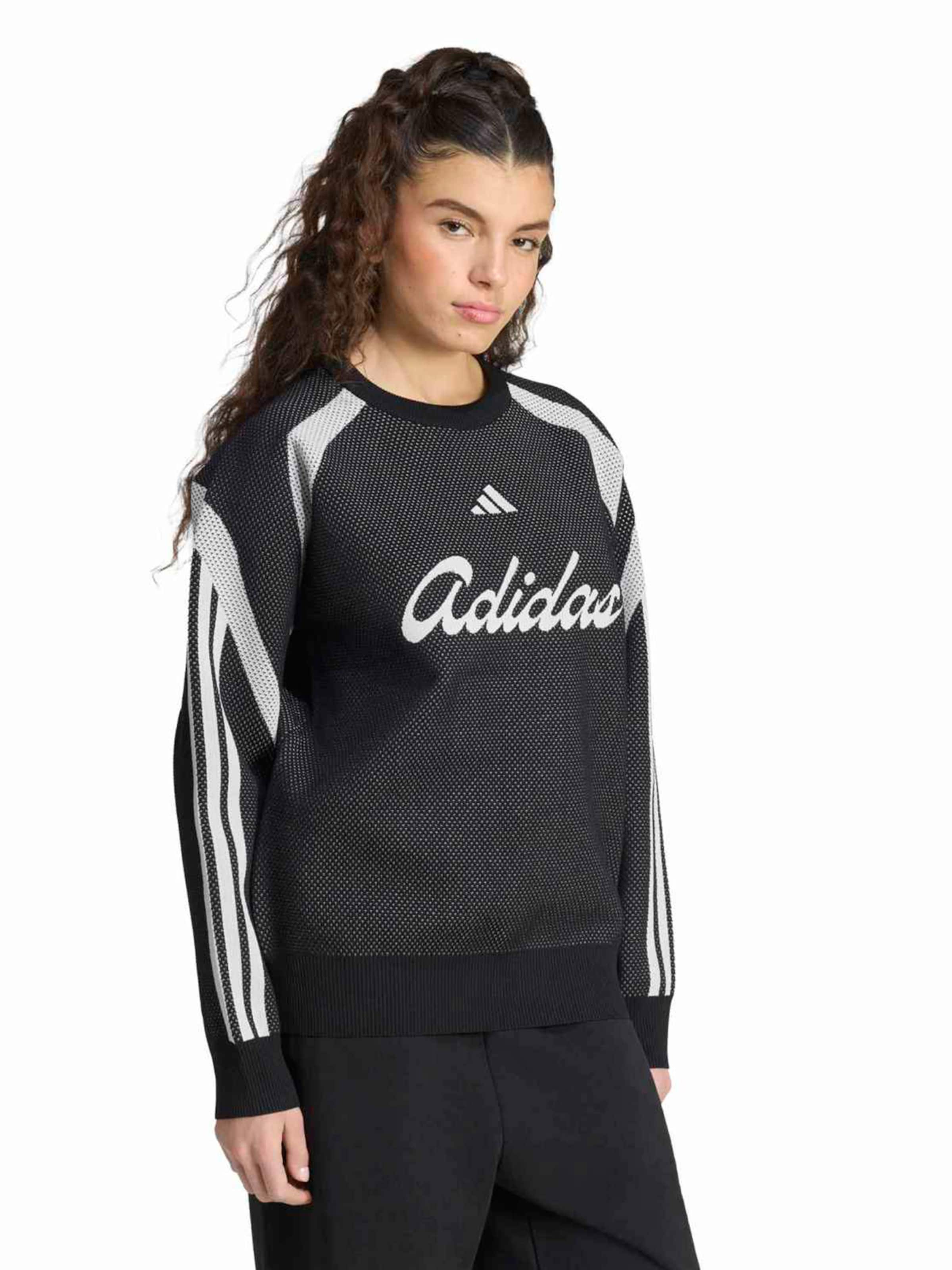 ADIDAS SPORTSWEAR Športový sveter - Čierna: predná strana