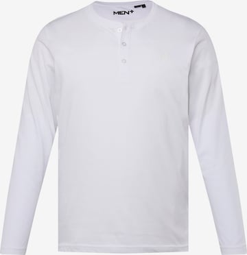 Men Plus Shirt in Wit: voorkant