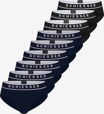 SCHIESSER Slip '95/5 Organic Cotton' in Blauw: voorkant