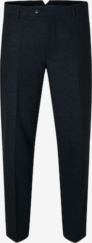 SELECTED Slim fit Trousers with creases 'SLHReed' in Blue: front