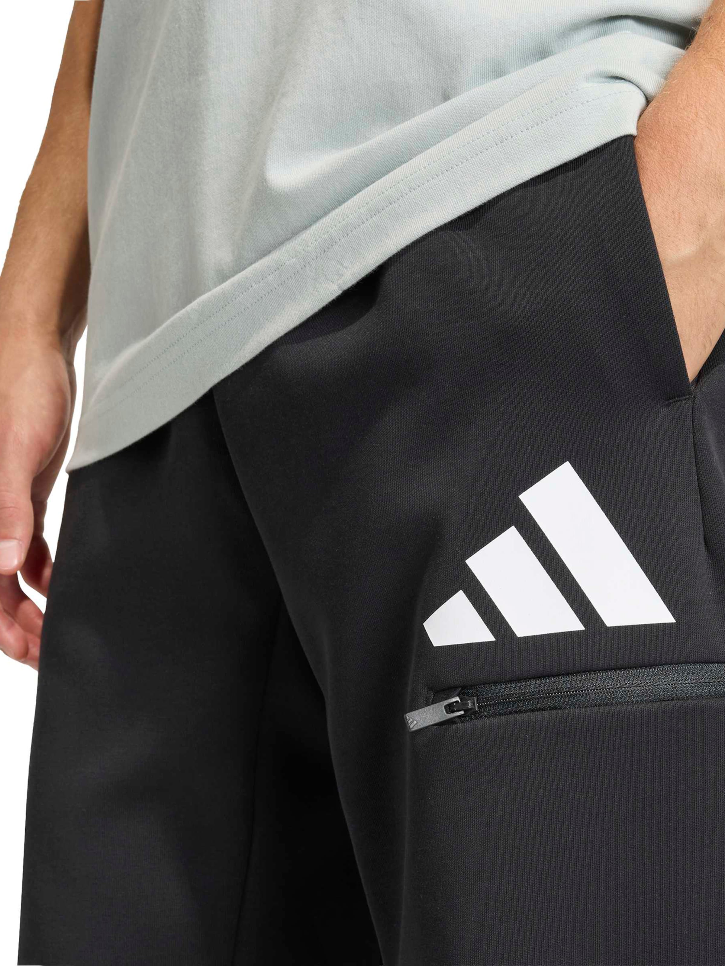 ADIDAS SPORTSWEARTapered Sportske hlače 'FI' - crna boja