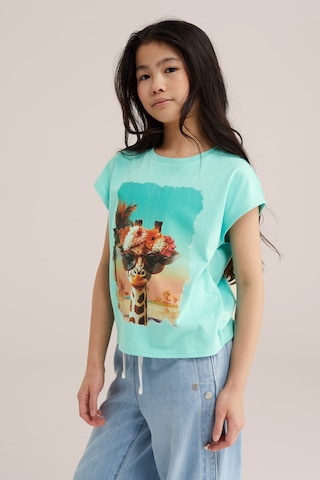 WE Fashion Μπλουζάκι σε πράσινο: μπροστά