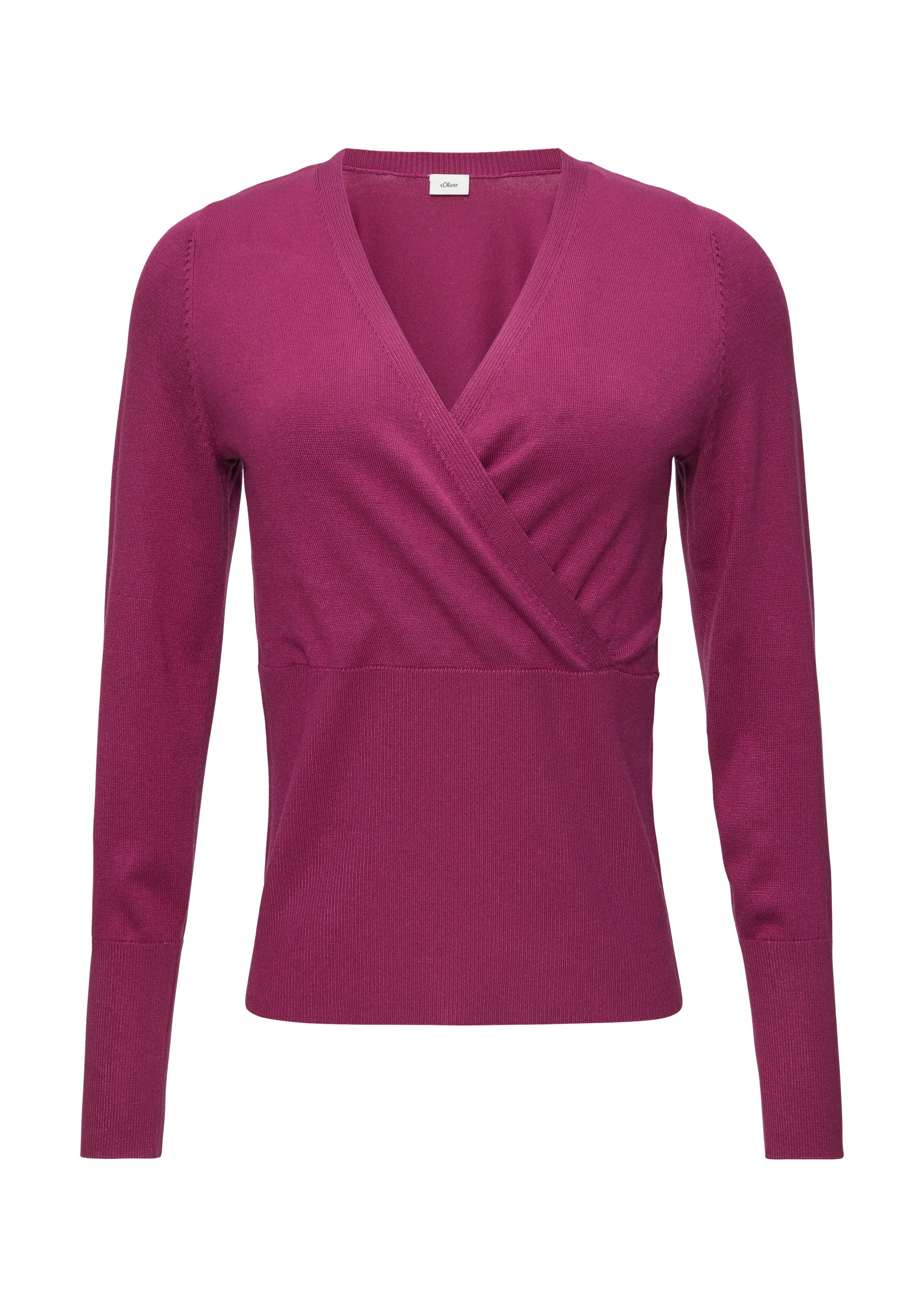 s.Oliver BLACK LABEL Πουλόβερ σε ροζ: μπροστά