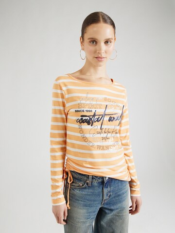 Soccx Shirt 'Wanderlust' in Orange: predná strana