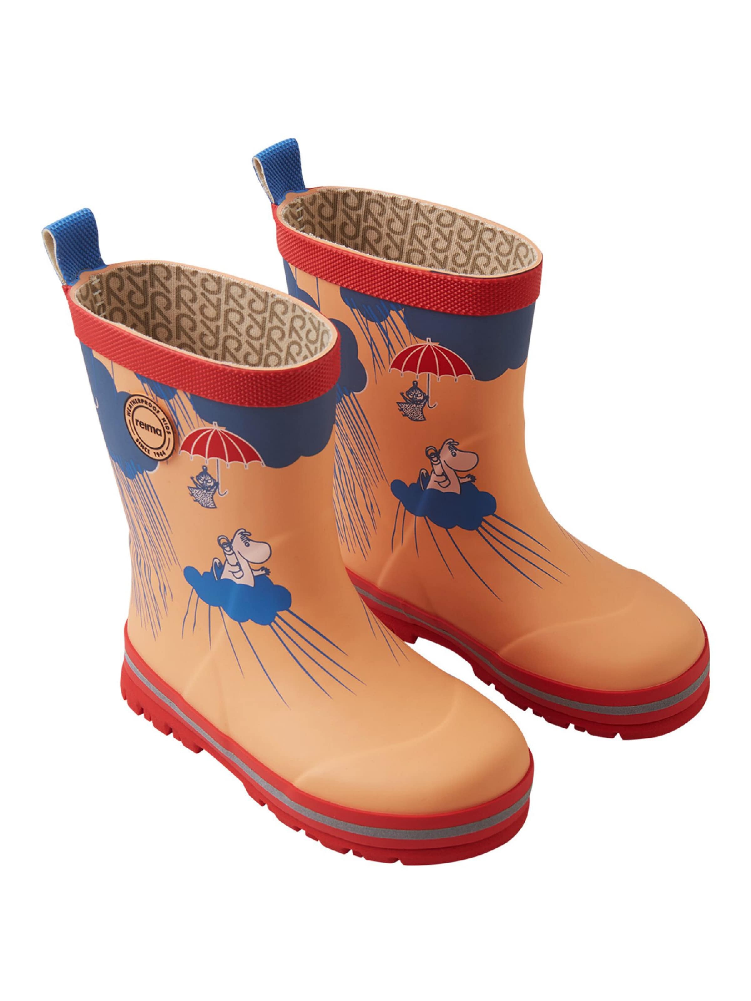Reima Rubber boot 'Magisk  Moomin' in Orange
