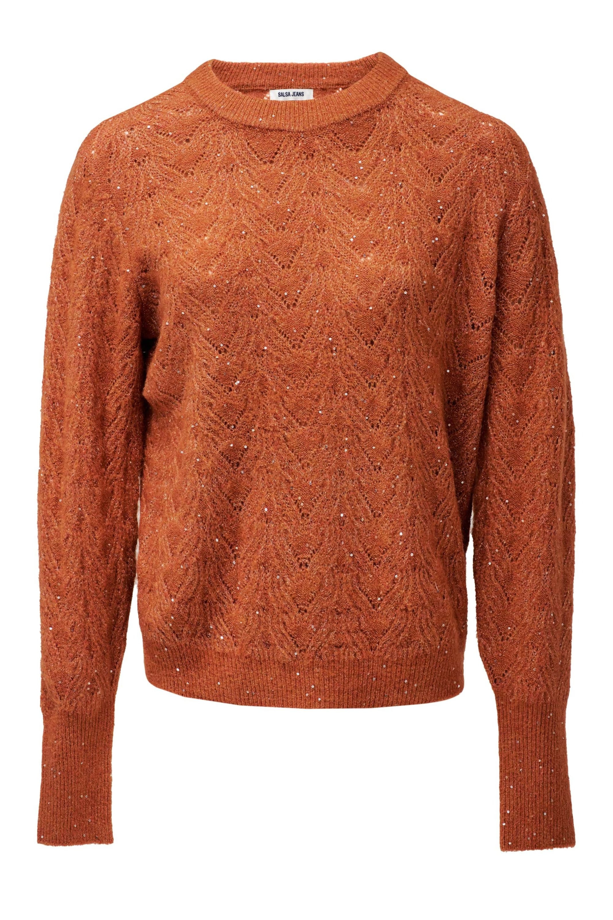 Salsa Jeans Sweater in Orange: front