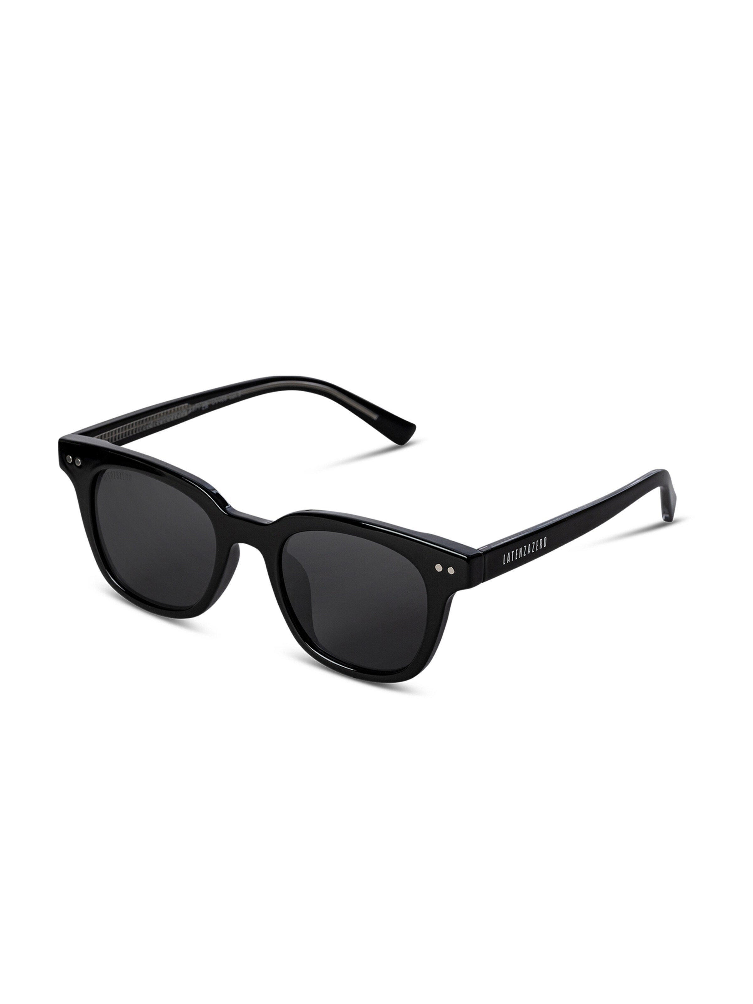 LatenzaZero Sonnenbrille 'Supernova Sun' in Schwarz: Vorderseite