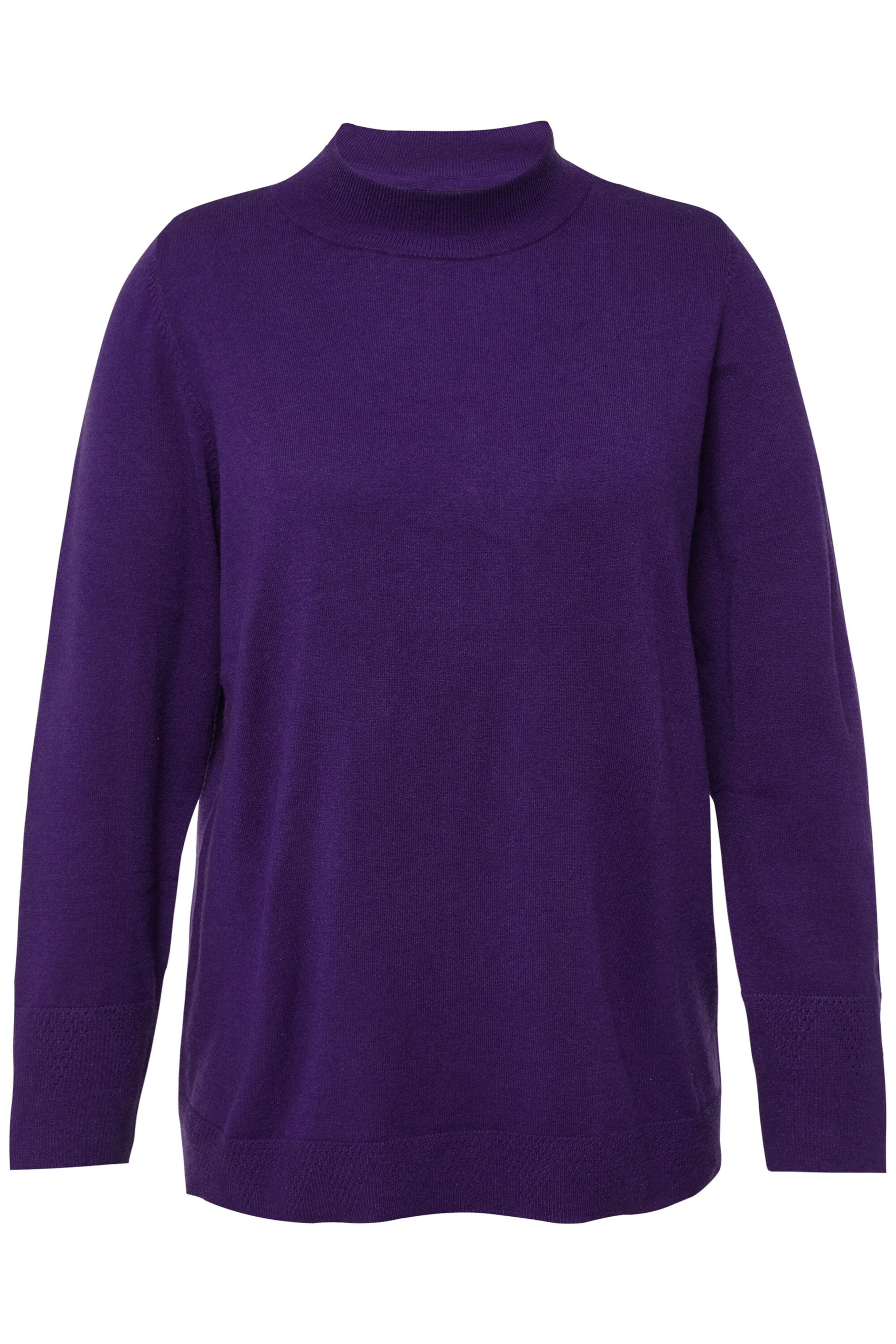 Ulla Popken Sweater in Purple: front