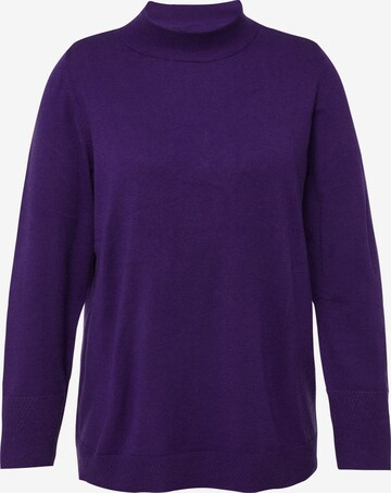 Pull-over Ulla Popken en violet : devant