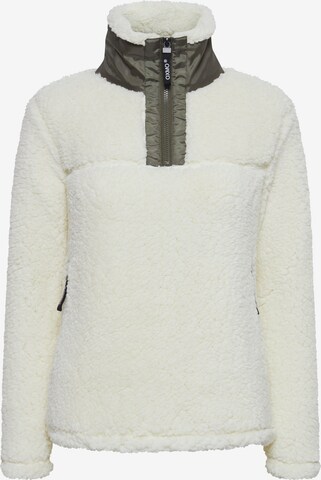 Oxmo Sweatshirt 'ELINA' in Wit: voorkant