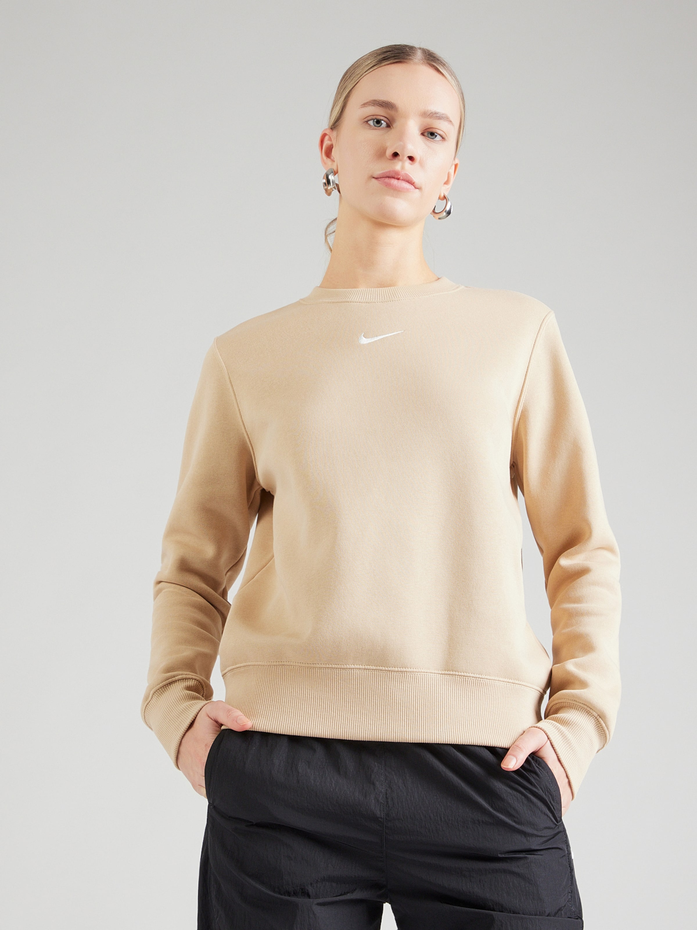 light brown nike sweatshirt