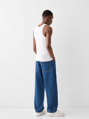 Bershka Loosefit Jeans i blå