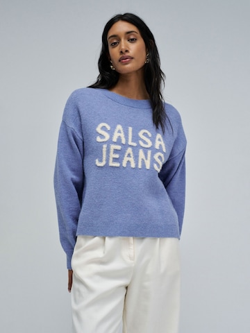 Salsa Jeans Sweater in Blue: front