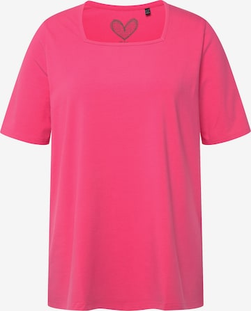 Ulla Popken Shirt in Roze: voorkant