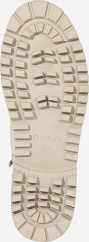 GUESS Lace-up bootie 'ODANNA' in Beige