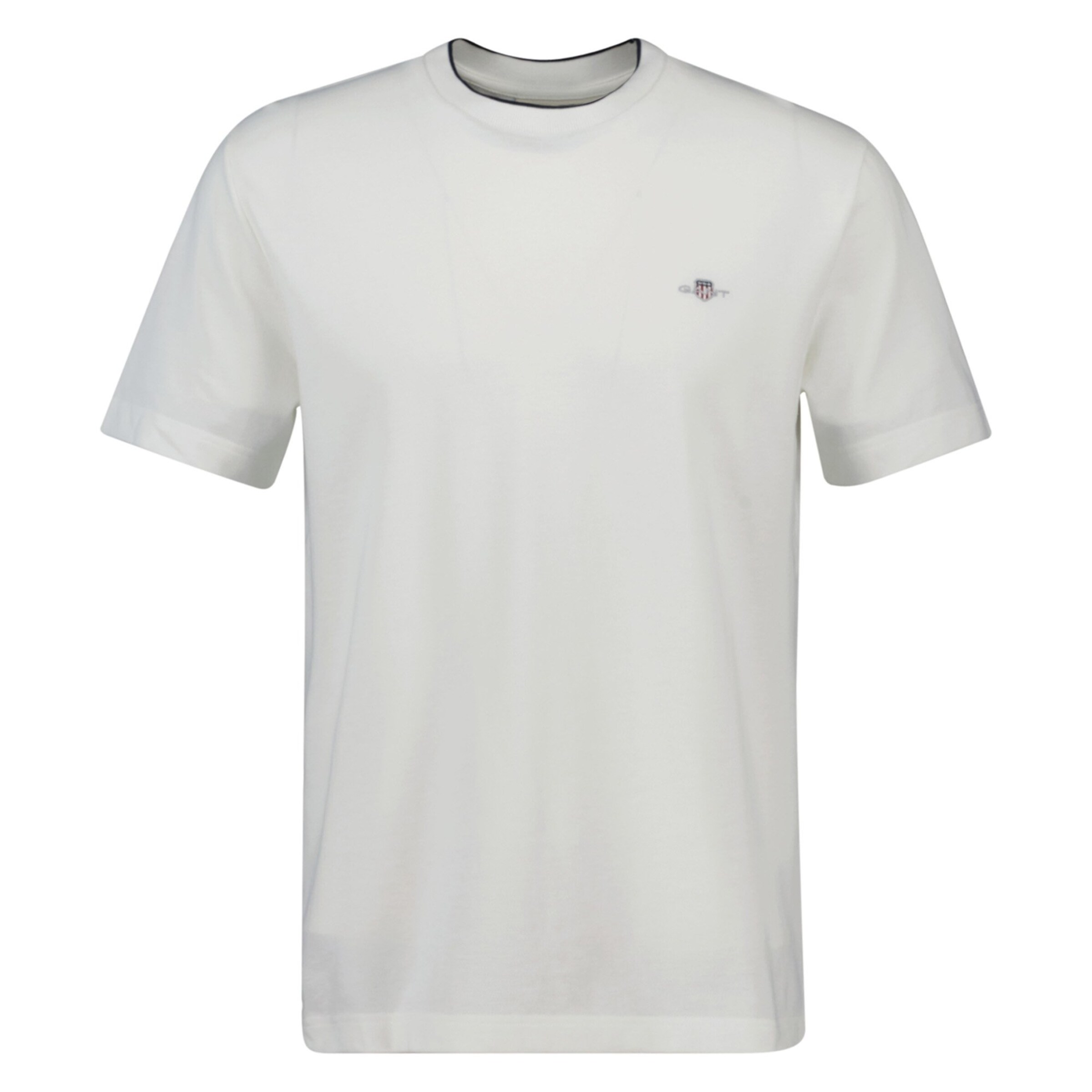 T-Shirt GANT en blanc : devant