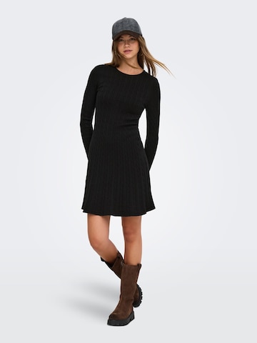 ONLY - Vestido de punto 'ONLIBI' en negro