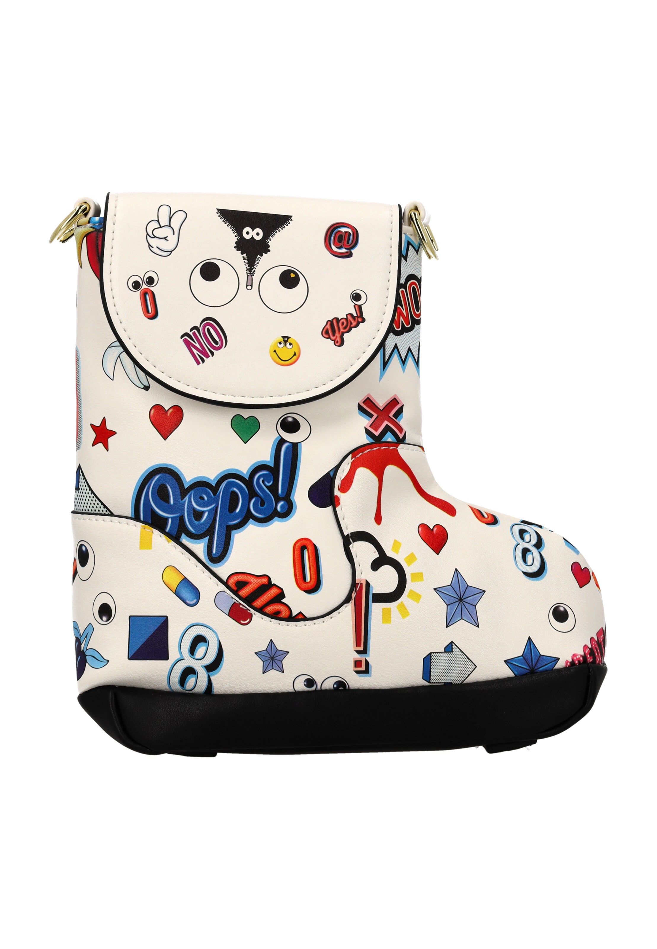 MYMO - Mala de ombro em branco: frente