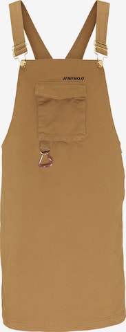 MYMO Dress in Brown: front