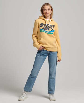 Sweat-shirt 'Nostalgia' Superdry en jaune