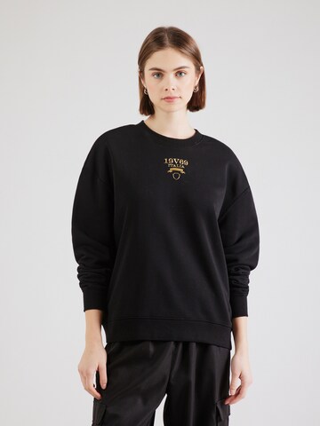 19V69 ITALIA Sweatshirt 'Bonnie' in Schwarz: Vorderseite