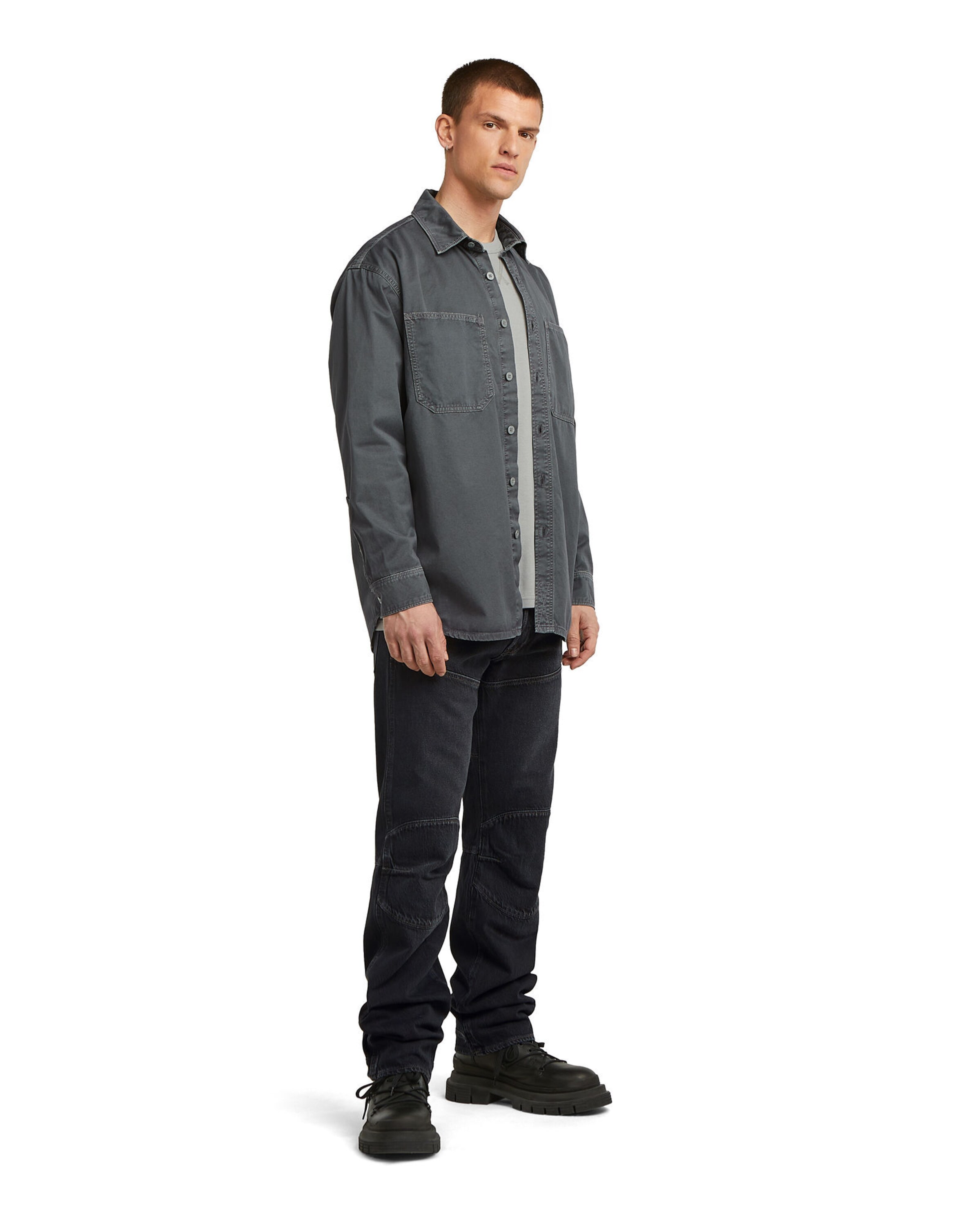G-STAR Comfort fit Button Up Shirt in Grey