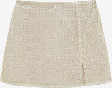 Pull&Bear Skirt in White: front