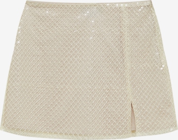 Pull&Bear Skirt in White: front