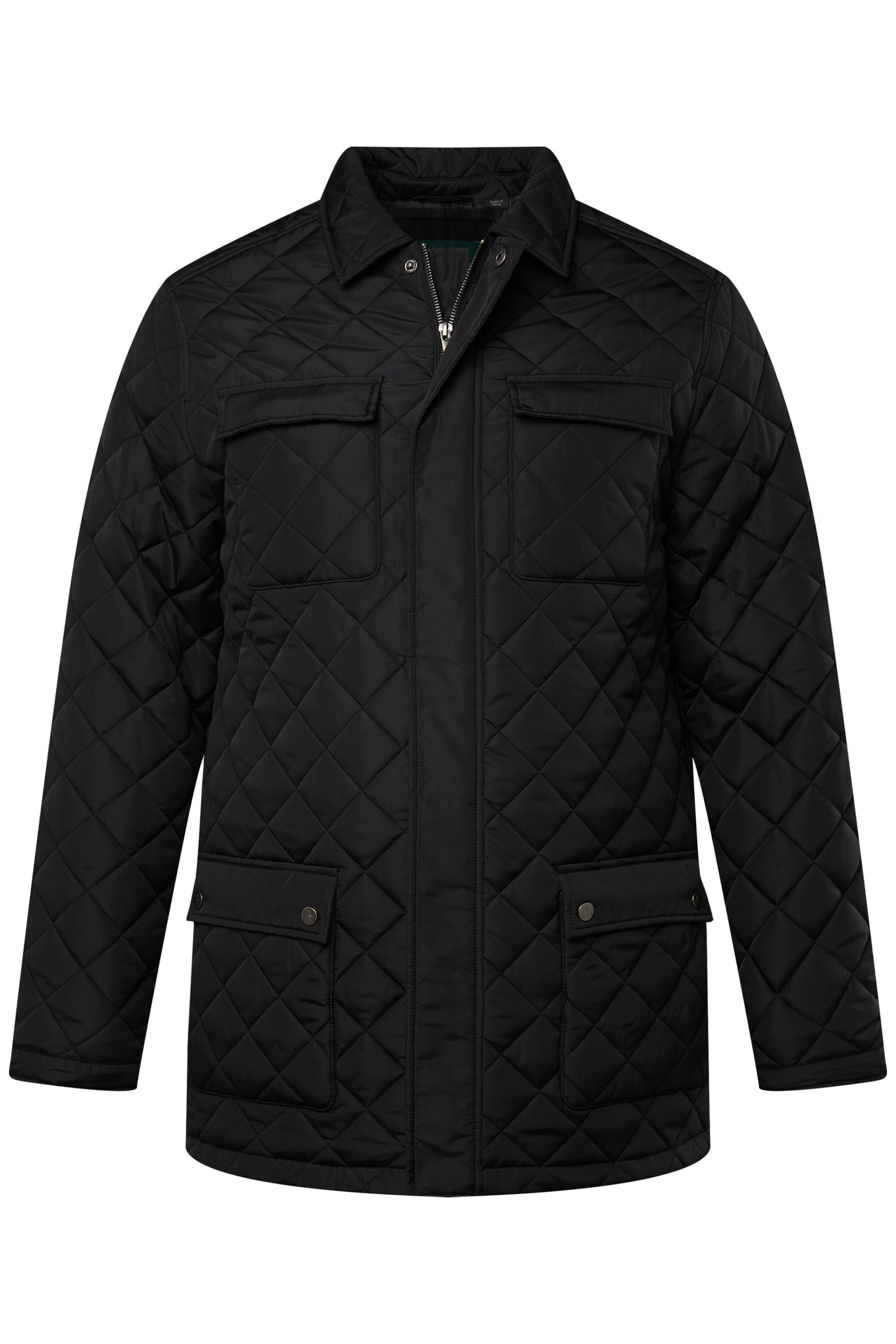 Veste mi-saison Boston Park en noir : devant