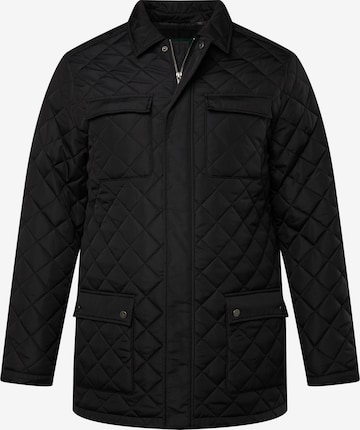 Boston Park Tussenjas in Zwart: voorkant