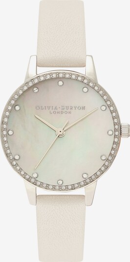 Olivia Burton Uhr in silber / weiß, Produktansicht