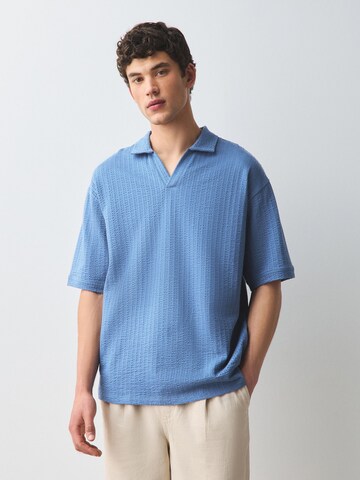 Next Shirt in Blauw: voorkant
