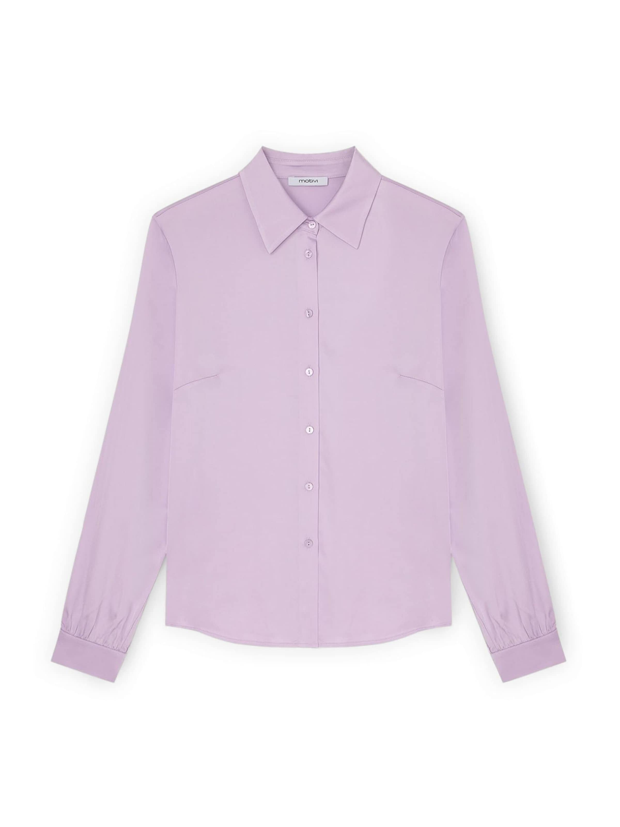 Chemisier MOTIVI en violet : devant