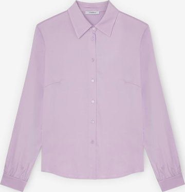 Chemisier MOTIVI en violet : devant
