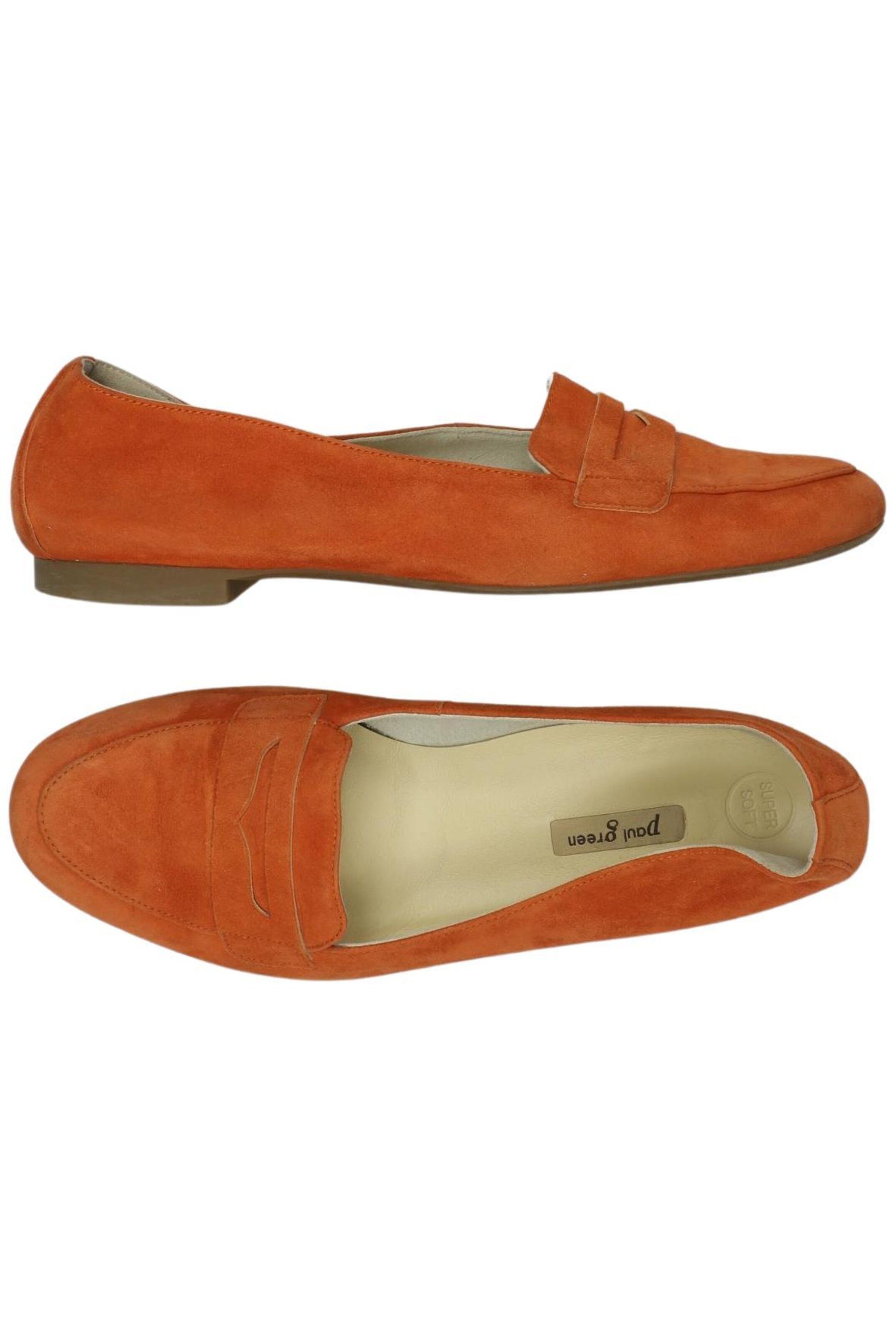Paul Green Flats & Loafers in 39 in Orange: front