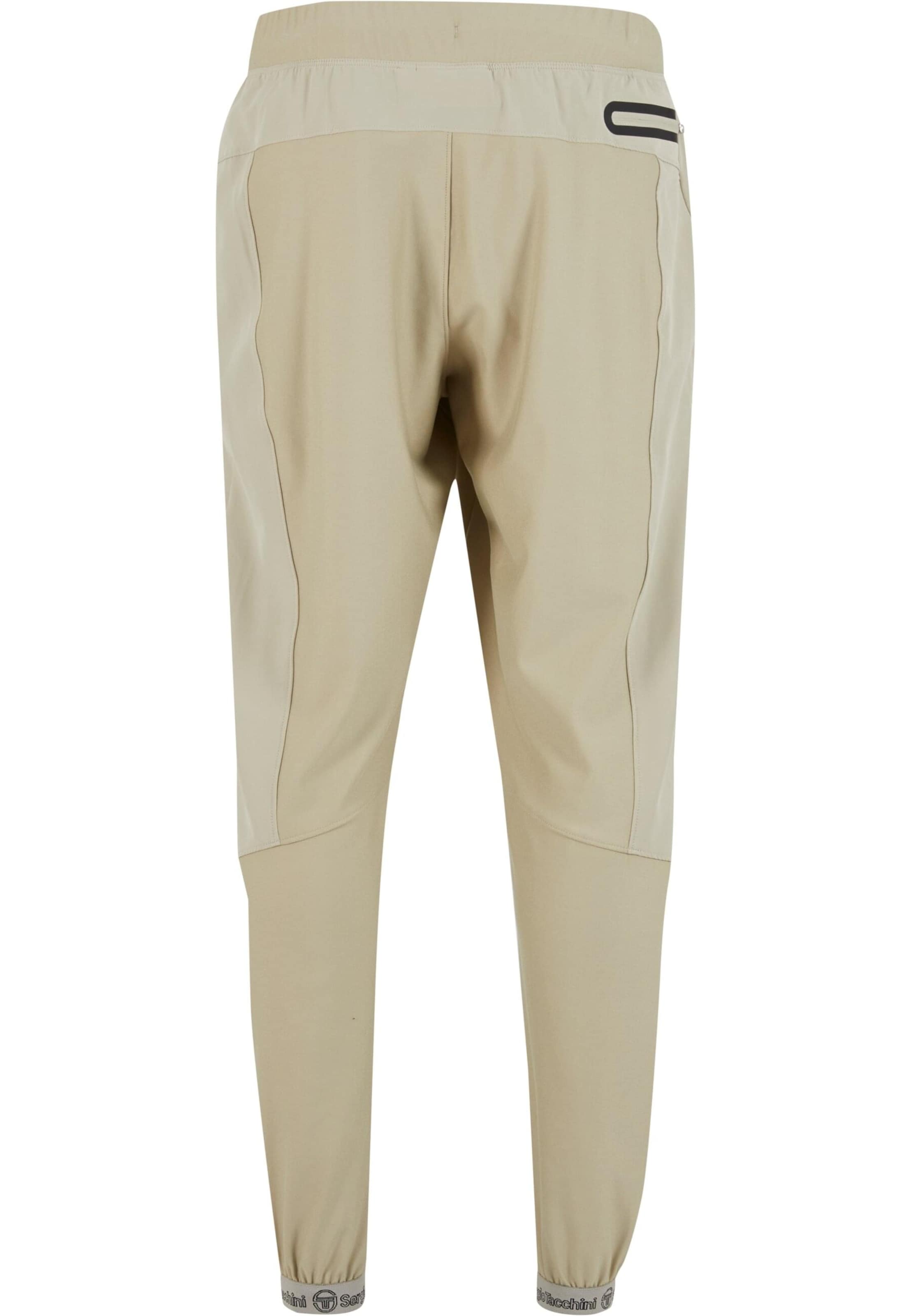 Sergio Tacchini Tapered Urheiluhousut 'Pelle' värissä harmaa