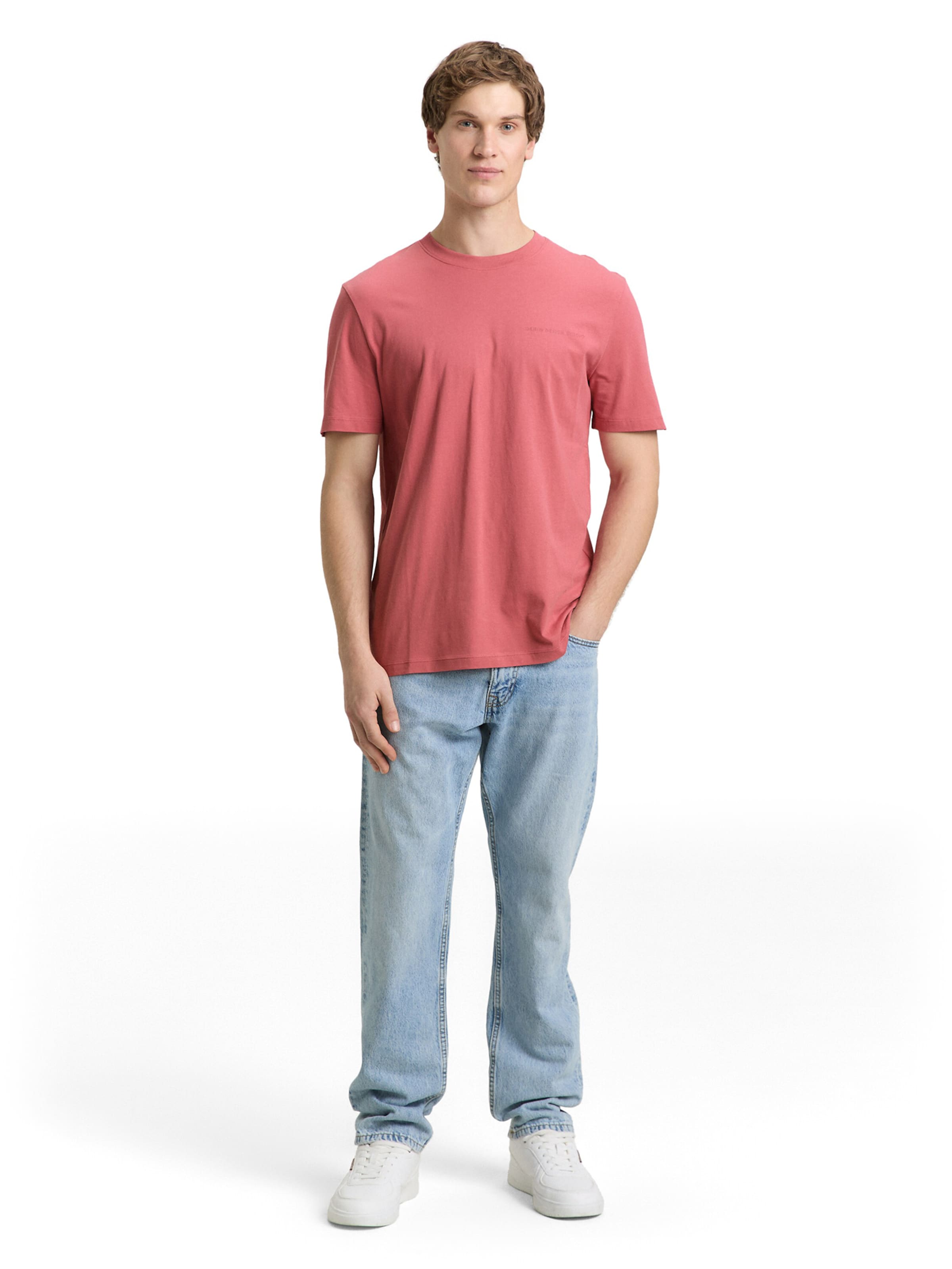 TOM TAILOR DENIM T-Shirt in Pink